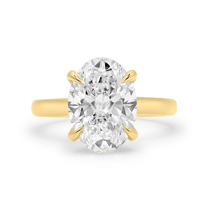 Rose | Oval Moissanite Engagement Ring