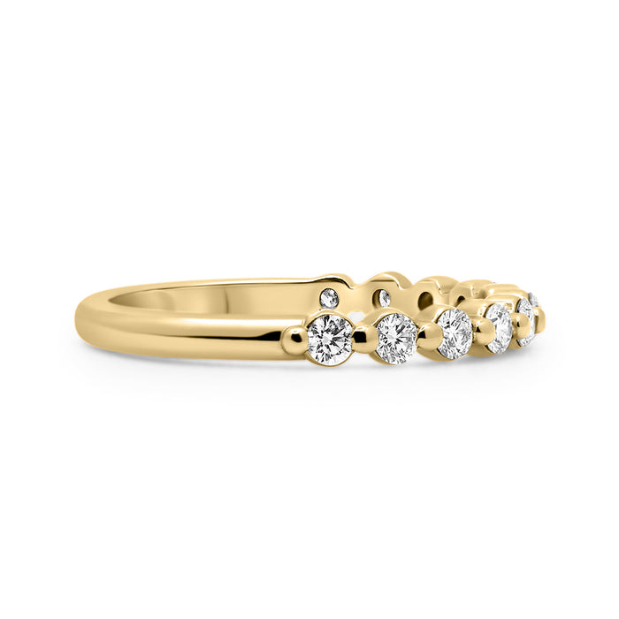 Julie | Moissanite Wedding Band