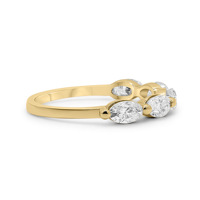 Shelly | Oval Lab GrownDiamonds Wedding Band