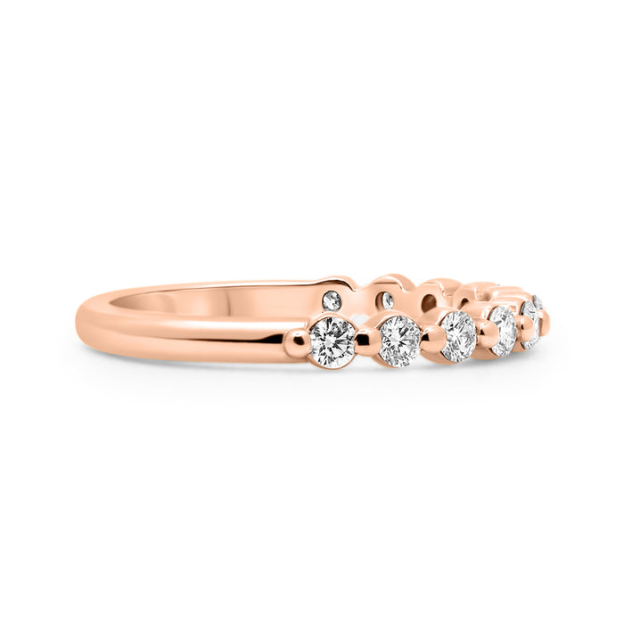 Julie | Moissanite Wedding Band