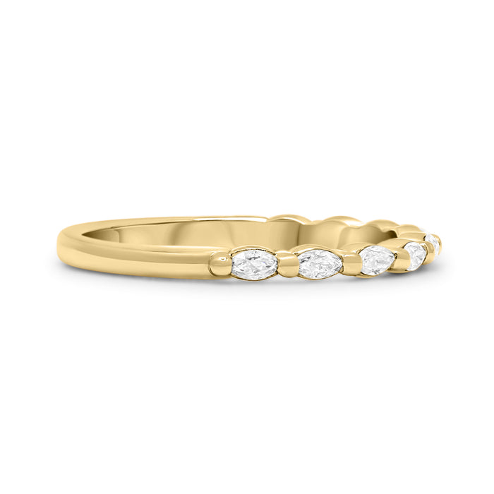 Tiffany | Marquise Lab Grown Diamond Wedding Band