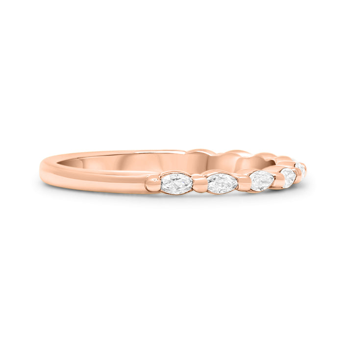 Tiffany | Marquise Lab Grown Diamond Wedding Band