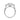 Jean | Mill Grain Halo And Shank 14K White Gold Engagement Ring - Diamond Daughters, Top View