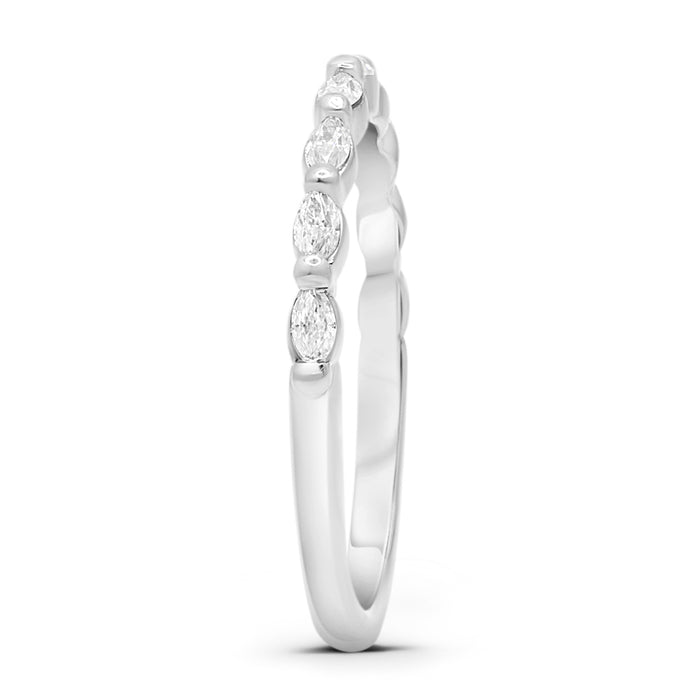 Tiffany | Marquise Lab Grown Diamond Wedding Band