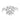 Agnes | Round Moissanite Hidden Halo Accent Diamonds 14K White Gold  Engagement Ring - Diamond Daughters, Front View