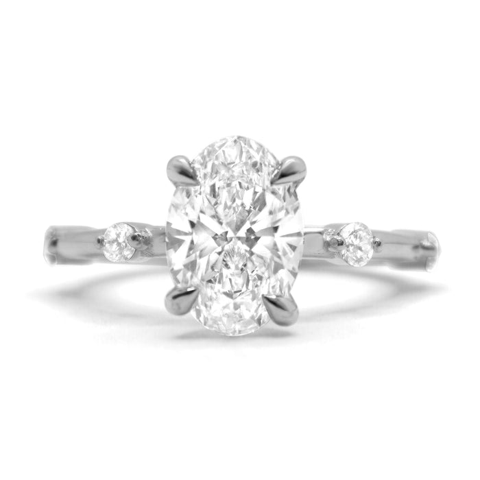 Alison | Oval Moissanite Engagement Ring - Diamond Daughters