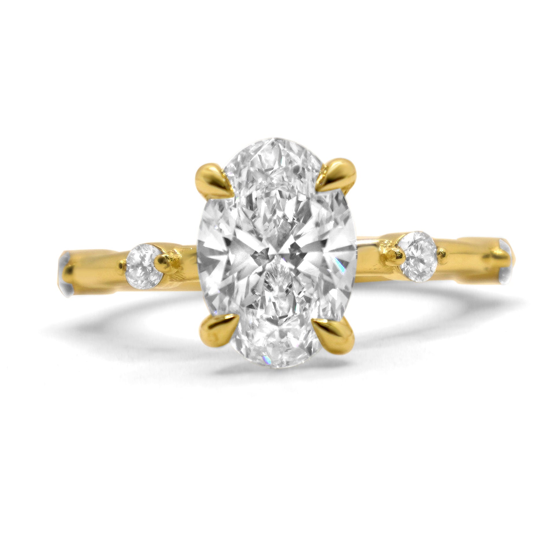 Alison Engagement Ring Setting 14K Yellow Gold