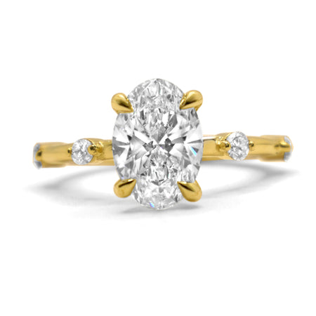 Alison | Oval Moissanite Engagement Ring - Diamond Daughters