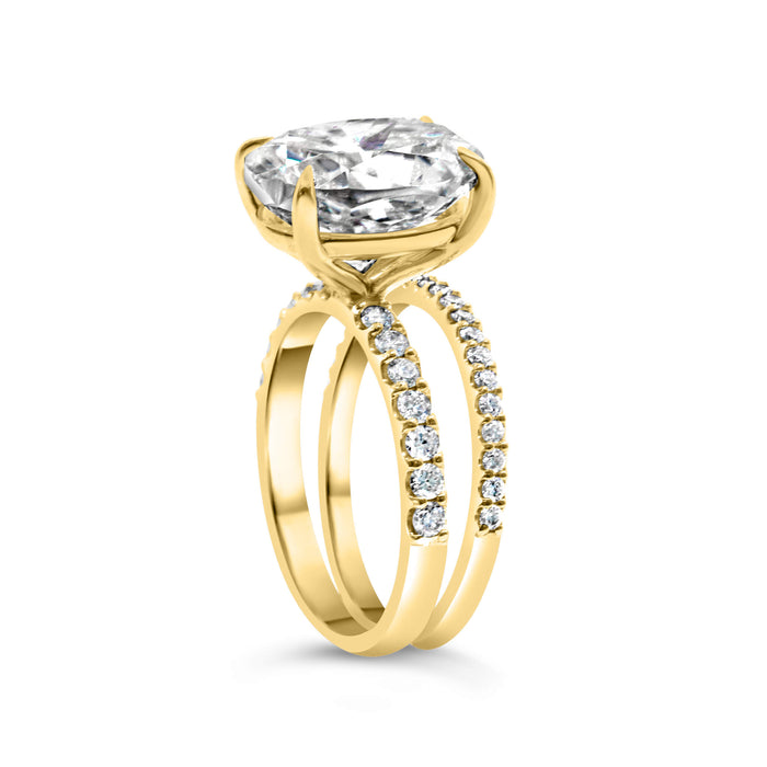 Alli May | Oval Moissanite Engagement Ring - Diamond Daughters