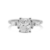 ALLISON | Cushion Accent Shapes Engagement Ring - Diamond Daughters