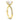 Ally| Elongated Cushion Moissanite 14k Yellow Gold Engagement Ring - Diamond Daughters, Top Side View