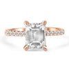 Ally Emerald Engagement Ring Setting - Diamond Daughters