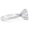 Ally | Oval Moissanite Engagement Ring - Diamond Daughters