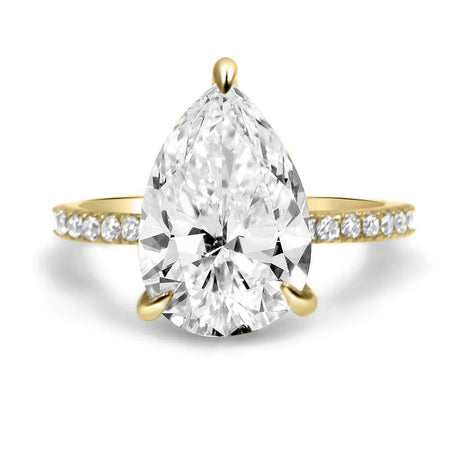 Ally Pear Engagement Ring Setting - Diamond Daughters