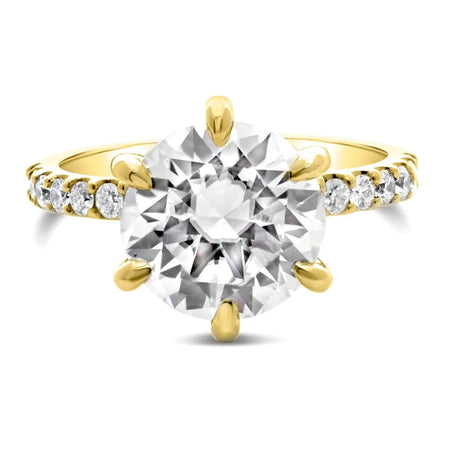 Ally Round Engagement Ring Setting - Diamond Daughters