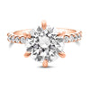 Ally | Round Moissanite Engagement Ring - Diamond Daughters