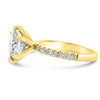 Ally | Round Moissanite Engagement Ring - Diamond Daughters