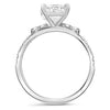 Amber | Radiant Moissanite Engagement Ring - Diamond Daughters