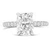 Andrea | Elongated Cushion Moissanite Engagement Ring - Diamond Daughters