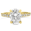 Andrea | Oval Moissanite Engagement Ring - Diamond Daughters