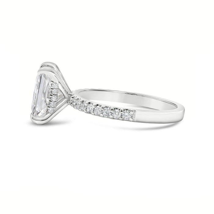 Andrea | Radiant Moissanite Engagement Ring - Diamond Daughters