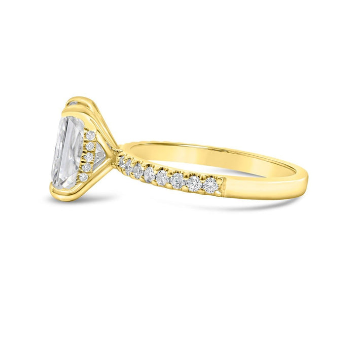 Andrea | Radiant Moissanite Engagement Ring - Diamond Daughters