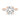 Andrea | Round Moissanite  14k Rose Gold Engagement Ring - Diamond Daughters, Front View