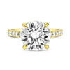Andrea | Round Moissanite Engagement Ring - Diamond Daughters