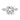Andrea | Round Moissanite  14k White Gold Engagement Ring - Diamond Daughters, Front View