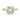 Andrea | Round Moissanite 14k Yellow Gold Engagement Ring - Diamond Daughters, Front View