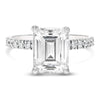 Angela Emerald Engagement Ring Setting - Diamond Daughters