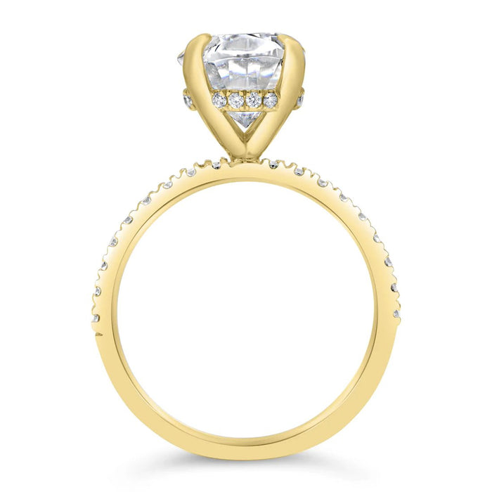 Angela Oval Engagement Ring Setting - Diamond Daughters