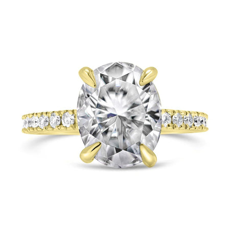Angela Oval Engagement Ring Setting - Diamond Daughters