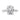 Angela | Oval Moissanite  14k White Gold Engagement Ring - Diamond Daughters, Front View