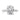 Angela | Oval Moissanite 14k White Gold Engagement Ring - Diamond Daughters, Front View