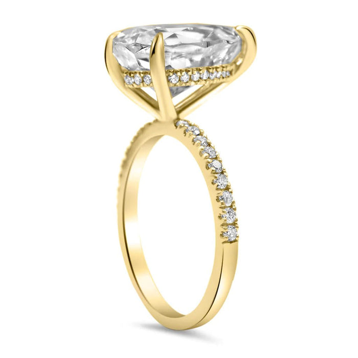 Angela Pear Engagement Ring Setting - Diamond Daughters