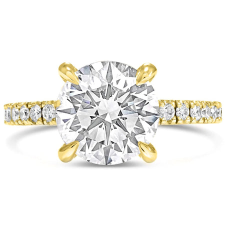 Angela Round Engagement Ring Setting - Diamond Daughters