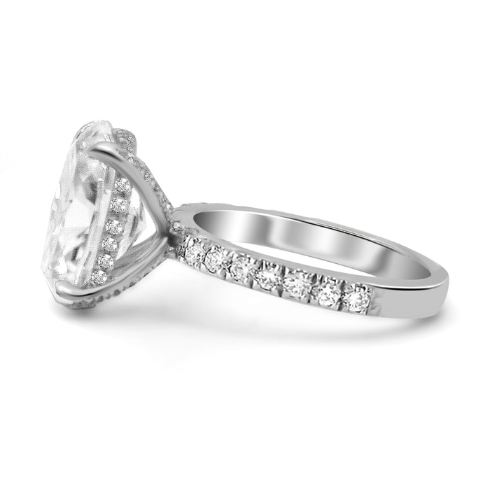 Avery | Oval Moissanite Engagement Ring - Diamond Daughters