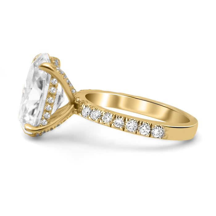 Avery | Oval Moissanite Engagement Ring - Diamond Daughters