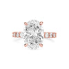 Avery | Oval Moissanite Engagement Ring - Diamond Daughters