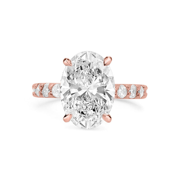 Avery | Oval Moissanite Engagement Ring - Diamond Daughters