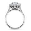 Emilia | Oval Halo Moissanite Engagement Ring - Diamond Daughters
