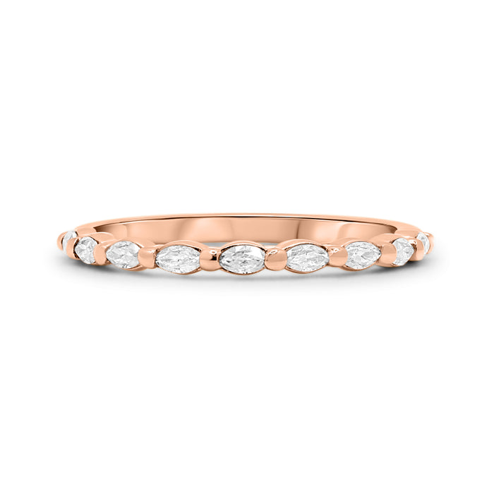 Tiffany | Marquise Lab Grown Diamond Wedding Band