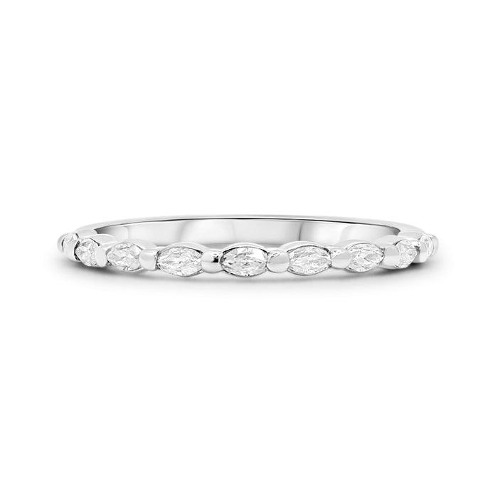 Tiffany | Marquise Lab Grown Diamond Wedding Band