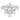 Henna | Round Hidden Halo Moissanite  14k White Gold Engagement Ring - Diamond Daughters, Front View