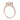 Jasmine | Cushion Halo Moissanite 
 14k Rose Gold Engagement Ring - Diamond Daughters, Top Side View