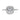 Jasmine | Cushion Cut Halo Diamond Band 14K White Gold Engagement Ring - Diamond Daughters, Front View