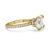 Lizette | Cushion Moissanite Engagement Ring - Diamond Daughters