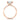 Maci | East West Emerald Cut Solitaire 14K Rose Gold Engagement Ring - Diamond Daughters, Front View
