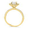 MARINE | Round Halo Engagement Ring - Diamond Daughters
